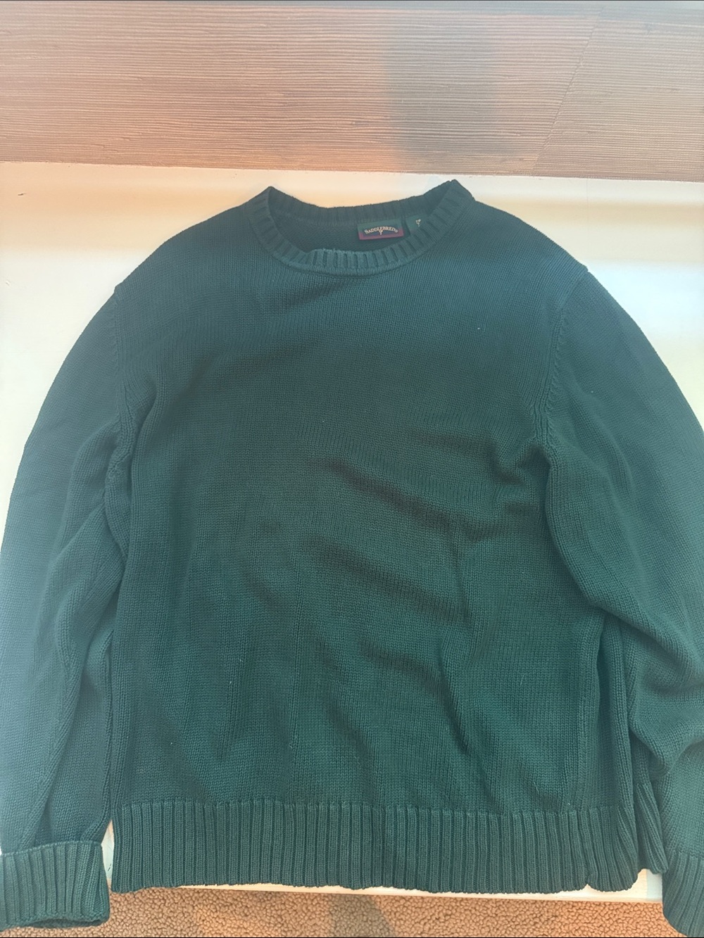 Saddlebred Forest Green Crewneck Sweater